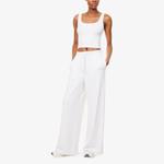 Брюки Gymshark широкого кроя из эластичной ткани, белый - фото 2