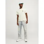 Футболка Jack & Jones Aruba Chest Emb, бежевый - фото 4