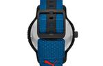 PUMA Часы Wrist Watch Quartz Movement Silicone Strap 43mm Blue Dial Men's Watch - фото 6
