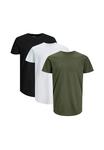 Футболка 3 шт. в упаковке noa Jack & Jones, мультиколор - фото