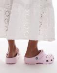 Сабо Crocs Classic в розовом молочном цвете - фото 3