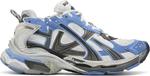 Кроссовки Balenciaga Runner Sneaker 'Blue Grey', синий - фото