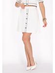 Мини-юбка faina, белый - фото 3