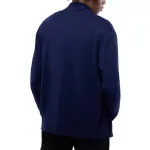 Мужской свитер с воротником-стойкой на молнии Xray, синий - фото 2