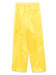 Jil Sander атласные брюки, желтый - фото 2