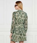 Платье Ba&Sh из вискозы с поясом, зеленый - фото 3