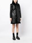 Noir Kei Ninomiya long-length leather coat, черный - фото 3