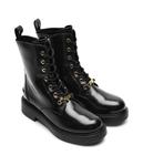 Ботильоны кожаные Love Moschino City 40, черный - фото 3