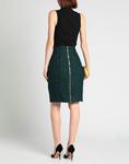 Юбка миди Balmain, зеленый - фото 5