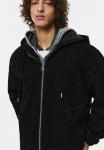 Куртка PULL&BEAR HOODED, Black - фото 4
