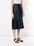 Юбка с завышенной талией Vince, синий - фото 3