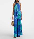 Топ с принтом Cleo Poupette St Barth, Blue Oasis - фото 2