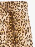Брюки с леопардовым принтом Roberto Cavalli Junior, нейтральный - фото 3