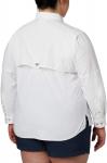 Columbia Women's Super Bahama Long Sleeve Shirt, White - фото 4