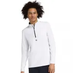 Толстовка Wilson Elevete Performance half zip, белый - фото