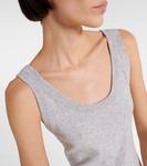 Кашемировое платье миди Brunello Cucinelli, Ciottolo - фото 3