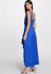Платье макси LOOSE STRAIGHT Morgan, синий - фото 2