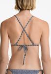 Топ бикини OYSHO JACQUARD TRIANGLE, Mottled Light Blue - фото 6