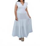 Платье Leana в белом цвете LOVE TOKEN - фото