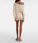 Реа драпированное мини-платье с одним плечом Aya Muse, Taupe - фото 3