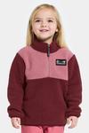 Толстовка GOSIG KIDS HALFZIP Didriksons, бордовый - фото