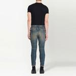 Средние обтягивающие джинсы BALMAIN, синие - фото 4