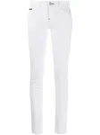 Джинсы скинни Philipp Plein, белый - фото