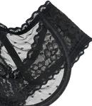 Кружевной бюстгальтер Stella Mccartney, черный - фото 3