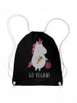 Спортивная сумка Mr & Mrs Panda Sportbeutel Einhorn Vegan, черный - фото