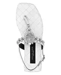 Сандалии Crystal skull flache Philipp Plein, белый - фото 3