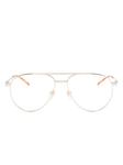 Очки-пилоты Gucci Eyewear, золотой - фото