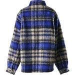 Клетчатая рубашка-пиджак ADER ERROR, синий - фото 3