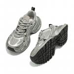 Кроссовки BURGELY Chunky Sneakers Women's Low-top, черный/серебряный - фото 10