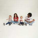 Эластичные джеггинсы без застежек Levi's для девочек и малышей, черный - фото 4