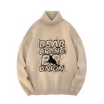 Трикотажная футболка унисекс BEAR UNION, цвет хаки - фото 6