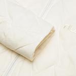 Пуховик женский овсяно-бежевый Fila - фото 5