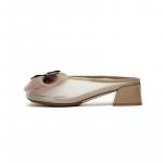 Закрытые тапочки для женщин DAPHNE, Apricot - фото