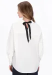 Блузка на пуговицах Dreimaster, White - фото 3