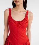 Хлопковое миди-платье Olas Faithfull, Dusty Tomato - фото 4