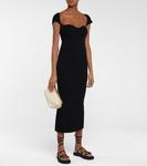 Сандалии замшевые Alba Khaite, черный - фото 2