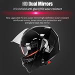 Шлем мотоциклетный Halying Bluetooth, черный - фото 4