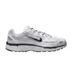 Кроссовки Nike P-6000 White Metallic Silver Black, белый - фото