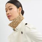 Coach Outlet Длинное тренч, Ecru - фото 4