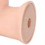 Тренировочная головка Iza 90 см красная, термоволосы + ручка, парикмахерская насадка для расчесывания, тренировочная насадка, Calissimo, красный - фото 4