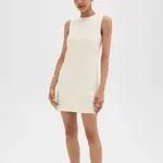 Криповое платье-трапеция THEORY, Ecru - фото 7