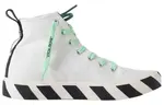Кроссовки mid-top vulcanized canvas sneaker 'white blue green black' Off-White, белый - фото 2