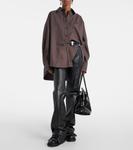 Мини Робин кожаные мюли The Attico, черный - фото 3