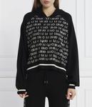 Свитер Relaxed fit Liu Jo Sport, черный - фото