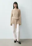 Свитер с вырезом-лодочкой Massimo Dutti, Beige - фото 2