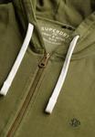 Худи с капюшоном на молнии Superdry Essential, Olive - фото 3